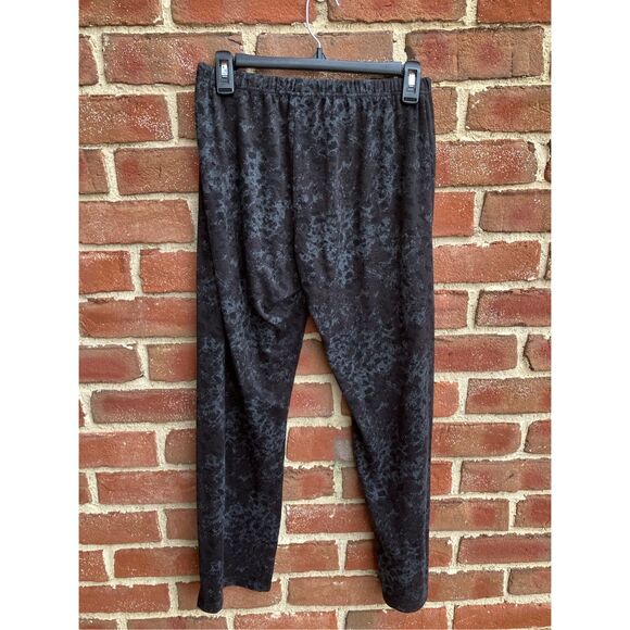 Cut Loose Women's Animal Print Pull-On Pants Gray Black Small - Picture 2 of 5